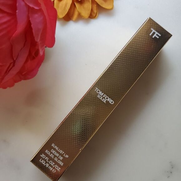 Tom Ford Limited Edition Lip Blush Sunlust Ph Color Change Gold Shimmer Gloss - Picture 8 of 12